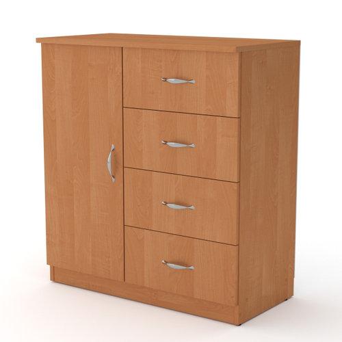Комод для речей Компанит Вільха 4 1А Комод для речей Компанит Вільха 4 1А