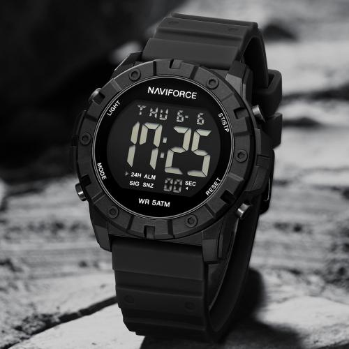 Наручний годинник чоловічий NaviForce Professional Чорний (3273)