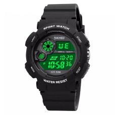 Чоловічий наручний годинник Skmei 1718 Чорний