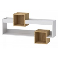 Тумба Навісна 2 Компанит МГ 6 100х28х65 см Альба білий Тумба Навісна 2 Компанит МГ 6 100х28х65 см Альба білий