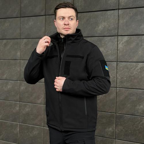 Куртка чоловіча тактична Pobedov Shadow Military 348681 XXXL Чорний (00000005892) Куртка чоловіча тактична Pobedov Shadow Military 348681 XXXL Чорний (00000005892)