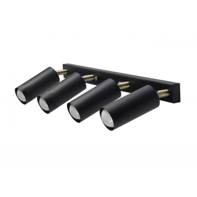 Світильник стельовий MSK Electric Tube спот із поворотним механізмом NL 1105-4 BK