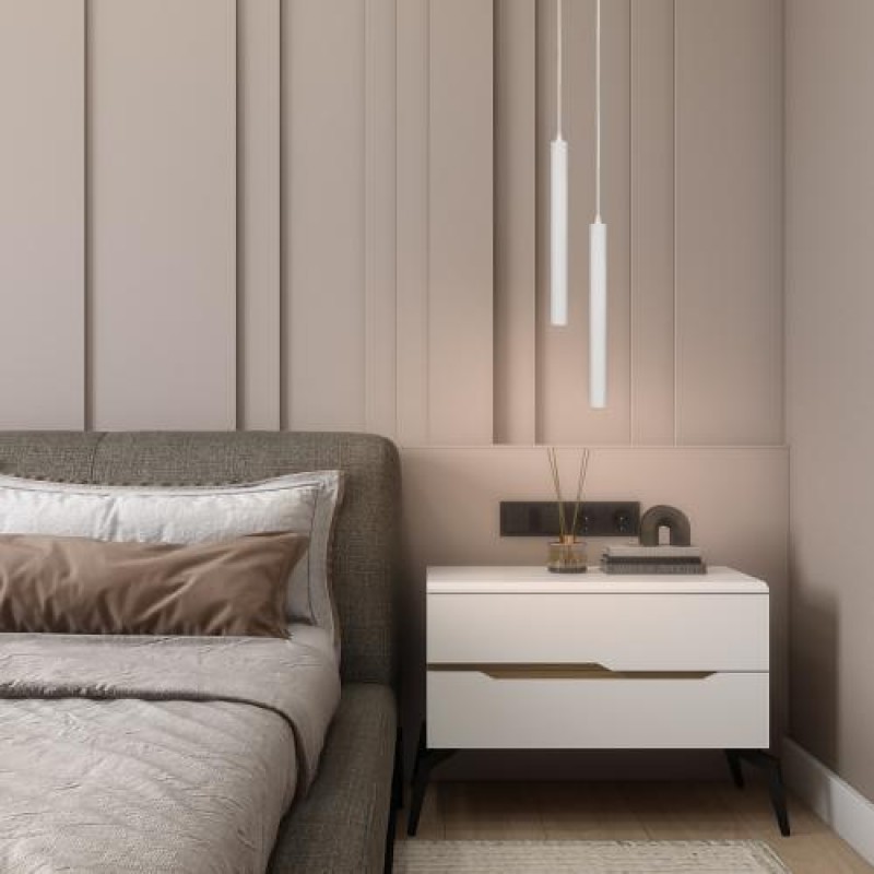 Світильник підвісний MSK Electric Quadro NL 3050 WH