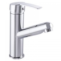 Змішувач для умивальника ZERIX LR1055-18 з висувною лійкою Хром (LL1026) Змішувач для умивальника ZERIX LR1055-18 з висувною лійкою Хром (LL1026)