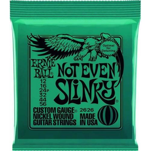 Струни для електрогітари Ernie Ball 2626 Not Even Slinky Nickel Wound 12/56 Струни для електрогітари Ernie Ball 2626 Not Even Slinky Nickel Wound 12/56
