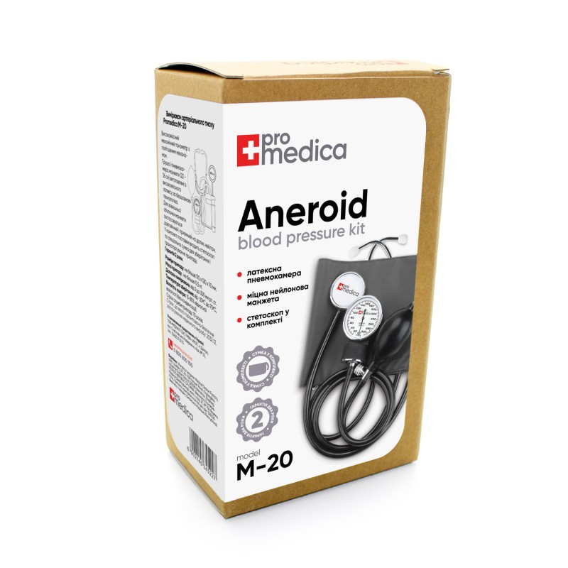Механічний тонометр зі стетоскопом у комплекті ProMedica M-20