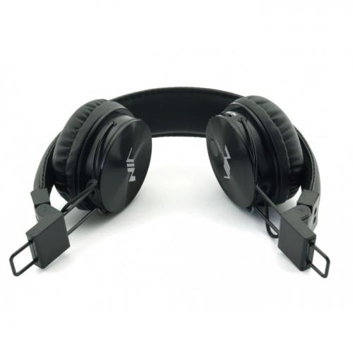 Бездротові Bluetooth навушники з MP3 плеєром Nia X3 Чорний (45379) Бездротові Bluetooth навушники з MP3 плеєром Nia X3 Чорний (45379)