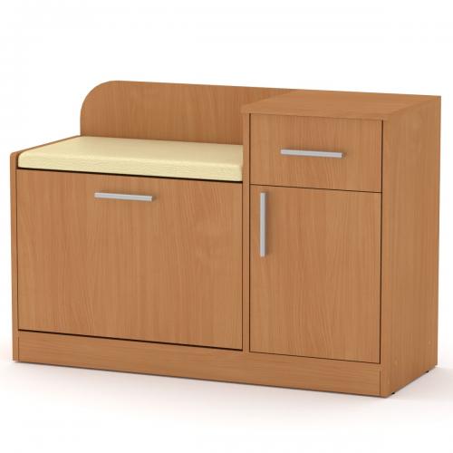 Тумба для взуття Компаніт ТО-4 Бук (98х38х66 см) Тумба для взуття Компаніт ТО-4 Бук (98х38х66 см)