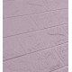 Самоклеюча декоративна 3D панель 3D Loft 700x770x3 мм Світло-фіолетовий (249)