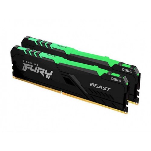 Оперативна пам'ять DDR4 2x16GB/3200 Kingston Fury Beast RGB (KF432C16BBAK2/32) в інтернет супермаркеті PbayMarket!