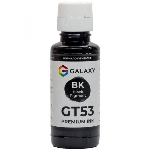 Чорнила Galaxy GT53 HP 100 мл Black Pigment (10506) Чорнила Galaxy GT53 HP 100 мл Black Pigment (10506)