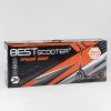 Самокат двоколісний Best Scooter з PU колесами, амортизатором, широким кермом, затискачем для керма Black/Blue (74314)