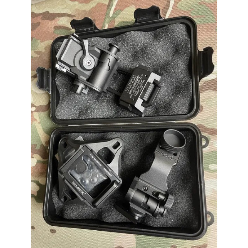Комплект кріплень для приладу нічного бачення Wilcox L4G24 J-Arm 3 Hole Shroud PVS-14 (2192004322)