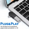 Подвійний OTG адаптер перехідник для смартфона/ноутбука Addap UC2A-02 Type-C+MicroUSB на USB 3.0 5 Гбіт/с
