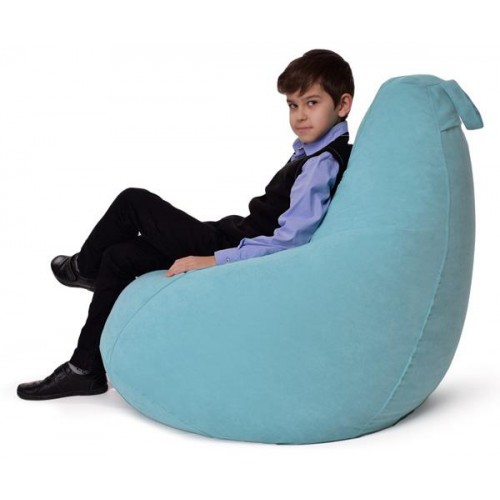 Крісло Мішок Груша Велюр 120х85 Студія Комфорту Стандартний розмір бірюзовий Крісло Мішок Груша Велюр 120х85 Студія Комфорту Стандартний розмір бірюзовий