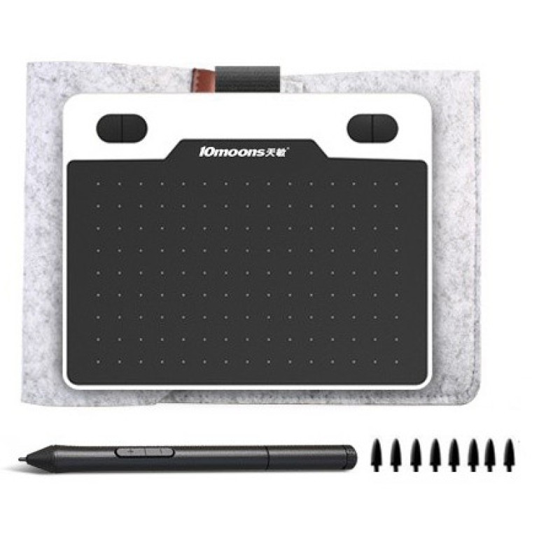 Графічний планшет для малювання 10Moons T503 + чохол в подарунок