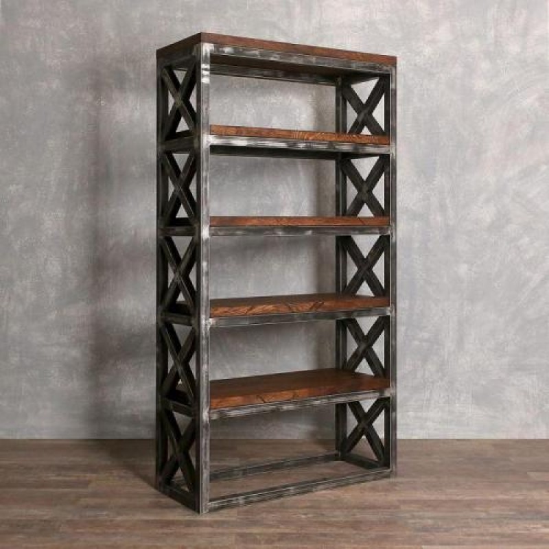 Стелаж для зберігання в стилі Loft NS-1773 1880x900x320 мм Серый