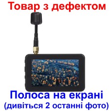 Міні FPV монітор 3 дюйми для відображення відеосигналу від дронів 5.8 ГГц DMKR LST806 (Товар з дефектом)
