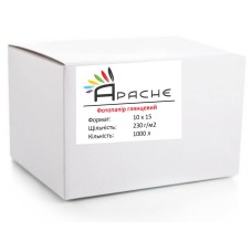 Фотопапір Apache 230 г/м2 глянець 10x15 см Білий 1000 шт