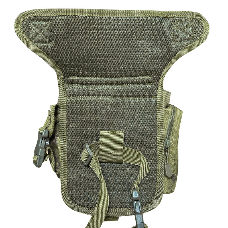 Сумка тактична на стегно Aokali Outdoor A90 30х22 см Green 5358-63124