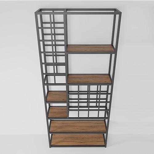 Стелаж винний GoodsMetall у стилі Лофт 1800х800х250 СТЖ229 Стелаж винний GoodsMetall у стилі Лофт 1800х800х250 СТЖ229