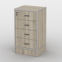 Тумба офісна Тиса Мебель ТМ-120 1 Сонома 75x35x40 см Тумба офісна Тиса Мебель ТМ-120 1 Сонома 75x35x40 см