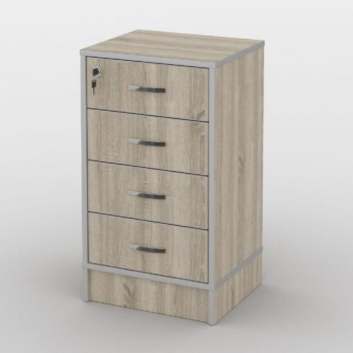 Тумба офісна Тиса Мебель ТМ-120 1 Сонома 75x35x40 см Тумба офісна Тиса Мебель ТМ-120 1 Сонома 75x35x40 см