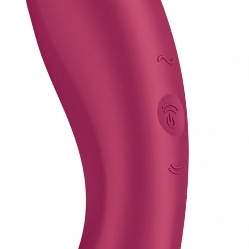 Вакуумний стимулятор з вібрацією Satisfyer Curvy Trinity 1 Red, іграшка 3в1 в інтернет супермаркеті PbayMarket!