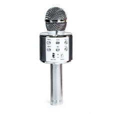 Бездротовий мікрофон-караоке Wster MP3 Bluetooth Steel (983049798)