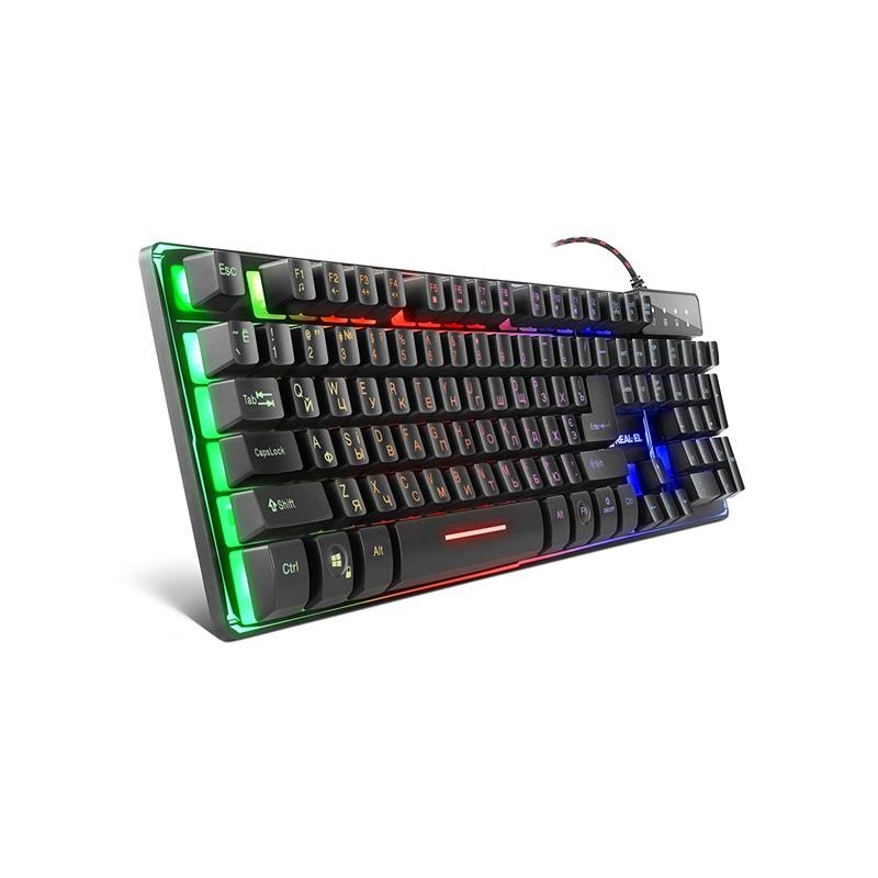 Клавіатура Real-el Gaming 8700 Black