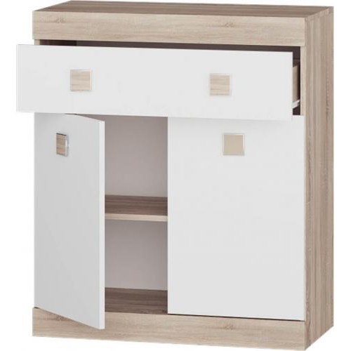 Комод для речей Эверест Соната 4 Сонома + білий (Son-1) Комод для речей Эверест Соната 4 Сонома + білий (Son-1)