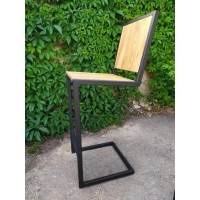 Барний стілець GoodsMetall у стилі ЛОФТ 750х350х350 мм БС243