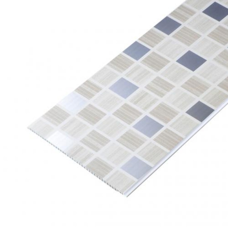 Панель ПВХ пластикова вагонка для стін та стелі Квадро ES 07.14 Riko