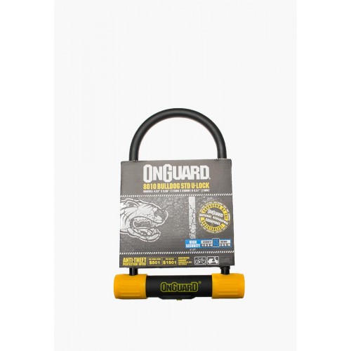 Велозамок Onguard U-lock 8010 BULLDOG STD 115x230 Чорний з жовтим в інтернет супермаркеті PbayMarket!