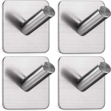 Самоклеючі крючки UrbanGo 4 шт хром