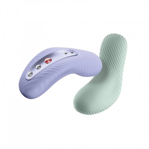 Накладний вібратор Fun Factory LAYA III soft violet, ефект постукування пальцем Накладний вібратор Fun Factory LAYA III soft violet, ефект постукування пальцем