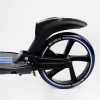 Двоколісний складаний самокат ліхтарик 2 амортизатора Best Scooter 100 кг Black and blue (114436)