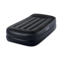 Надувне ліжко Intex 64122, 99 х 191 х 42 см, вбудований електронасос. Односпальне