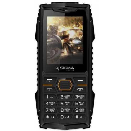 Мобільний телефон Sigma mobile X-treme AZ68 Dual Sim Black/Orange в інтернет супермаркеті PbayMarket!