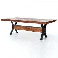 Обідній стіл у стилі Loft NS-1186 780x2020x850 мм Черный Обідній стіл у стилі Loft NS-1186 780x2020x850 мм Черный