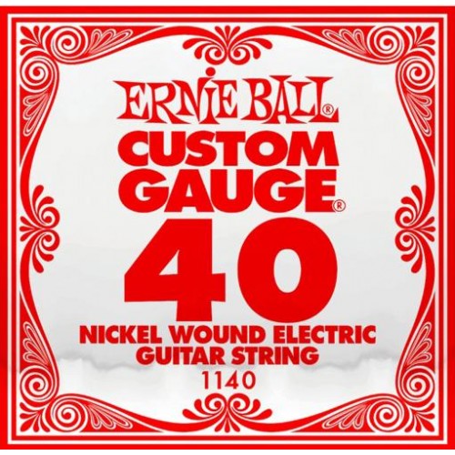 Струна Ernie Ball 1140 Nickel Wound Electric Guitar String .040 Струна Ernie Ball 1140 Nickel Wound Electric Guitar String .040