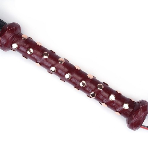 Флогер Liebe Seele Wine Red Studded Flogger в інтернет супермаркеті PbayMarket!