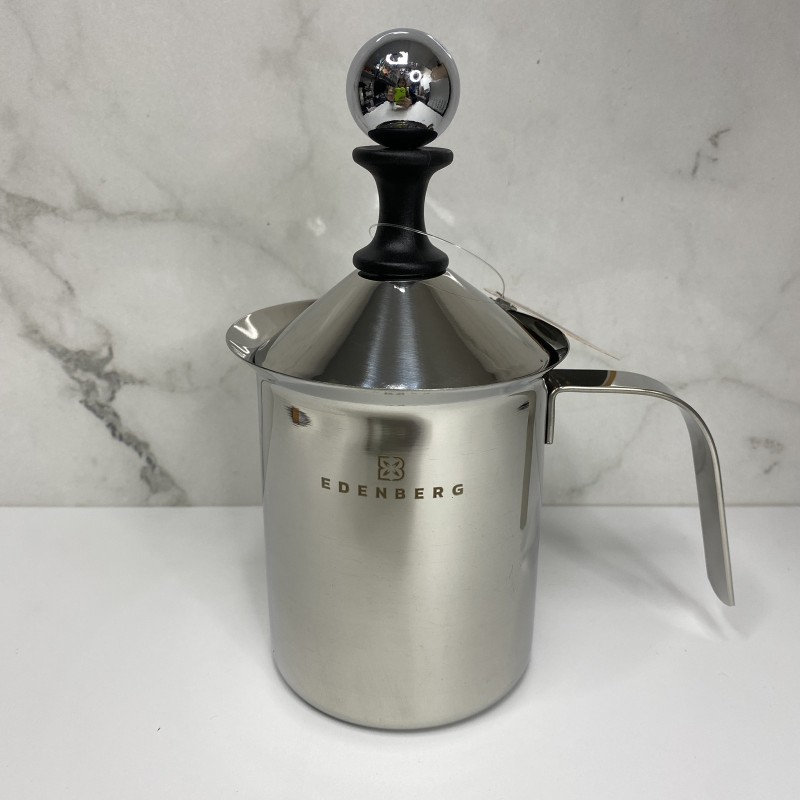 Спінювач для молока 400 мл із нержавіючої сталі Edenberg EB-8917