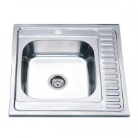 Мийка кухонна ZERIX Z6060R-06-160E satin (ZM0577) Мийка кухонна ZERIX Z6060R-06-160E satin (ZM0577)