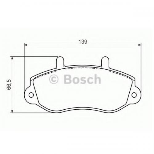 Колодки гальмові Bosch дискові задні OPEL Movano 2.5 D/RENAULT 2.2,2.5,2.8D -03 0986494288 в інтернет супермаркеті PbayMarket!