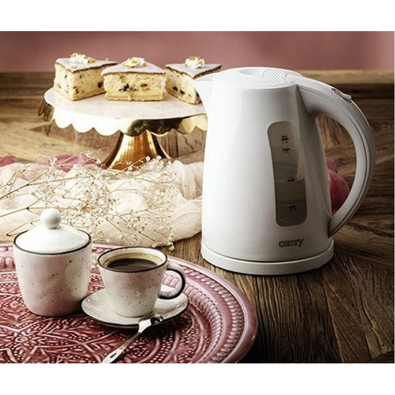 Чайник електричний 1.7 л Camry CR 1255 White