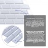 Декоративна ПВХ панель біла клінкерна цегла Sticker Wall SW-00001431 960х480х4мм