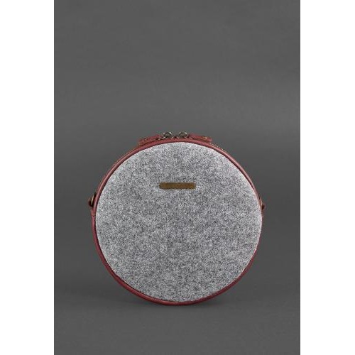 Кругла сумка BlankNote Сірий (BN-BAG-23-felt-vin) Кругла сумка BlankNote Сірий (BN-BAG-23-felt-vin)