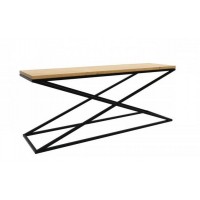 Консоль для дому в стилі Loft NS-397 630x1100x370 мм Черный