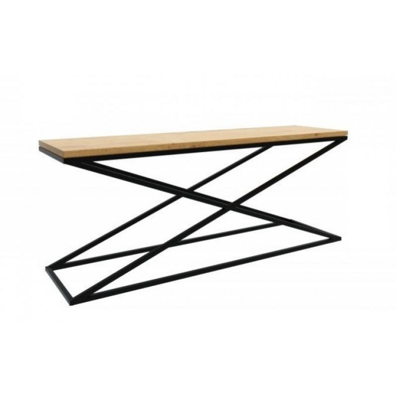 Консоль для дому в стилі Loft NS-397 630x1100x370 мм Черный